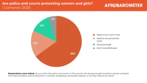 Read more about the article Comorian Women Face Barriers to Equality in Education, Employment, and Politics Despite Constitutional Guarantees