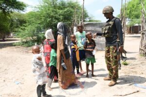 Read more about the article Kenya Defence Forces Conduct Civil-Military Outreach in Kolbio, Garissa County as Part of Operation Amani Boni