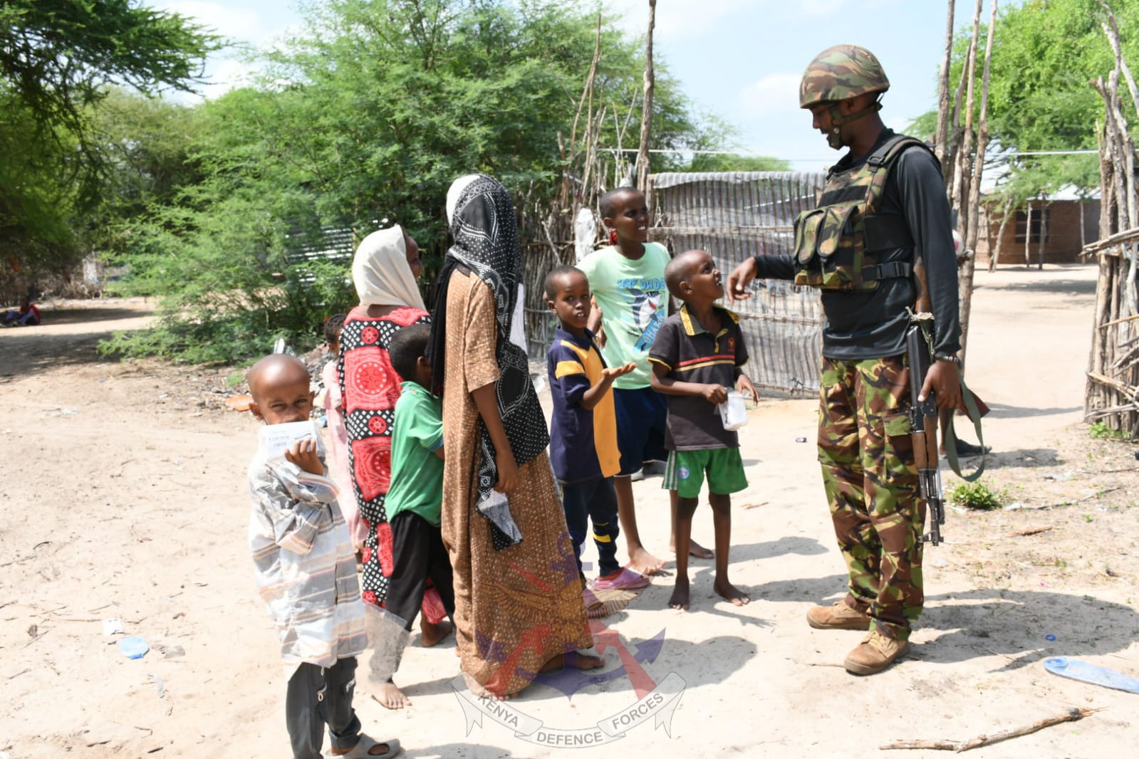 Read more about the article Kenya Defence Forces Conduct Civil-Military Outreach in Kolbio, Garissa County to Secure Peace and Serve Local Communities