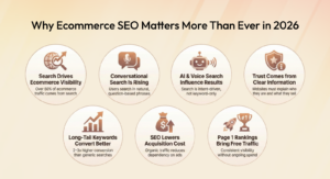 Read more about the article E-commerce SEO Strategies for 2026: Boost Organic Traffic